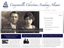 Tablet Screenshot of ccaalumni.net